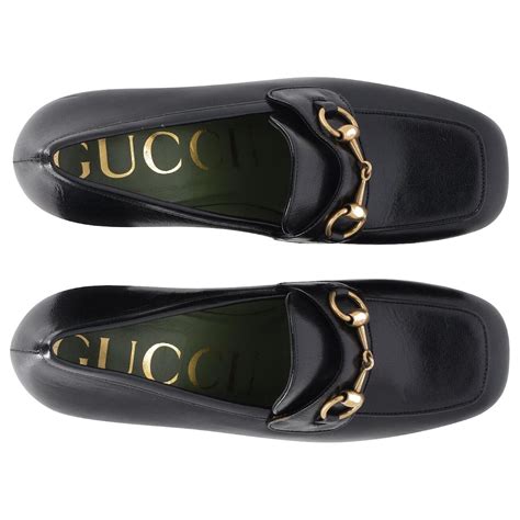 Mocassins en cuir à mors de cheval GUCCI pour femme 